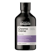 L'Oréal Professionnel Serié Expert Chroma Crème Purple Dyes Shampoo Neutralises Yellow Tones for Highlighted & Blonde Hair 300 ml/10.14 oz