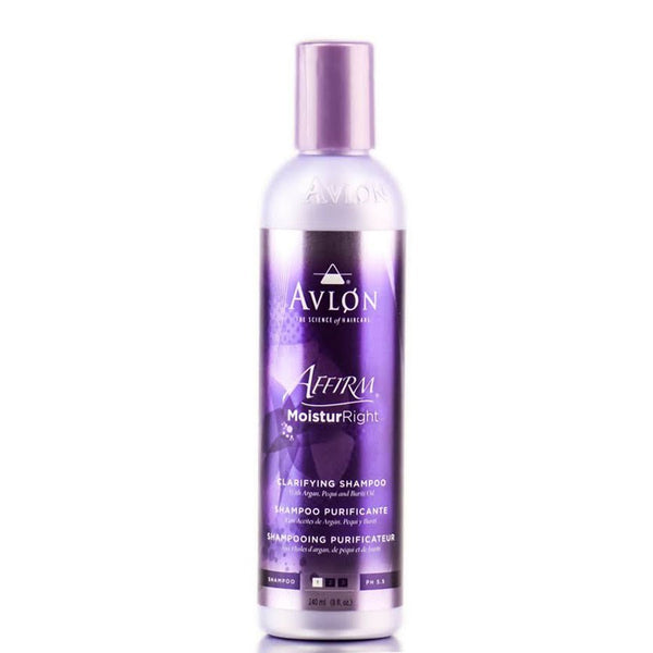 Affirm MoisturRight Clarifying Shampoo 8 oz / 237 ml - For Deep Cleansing & Healthy Scalp