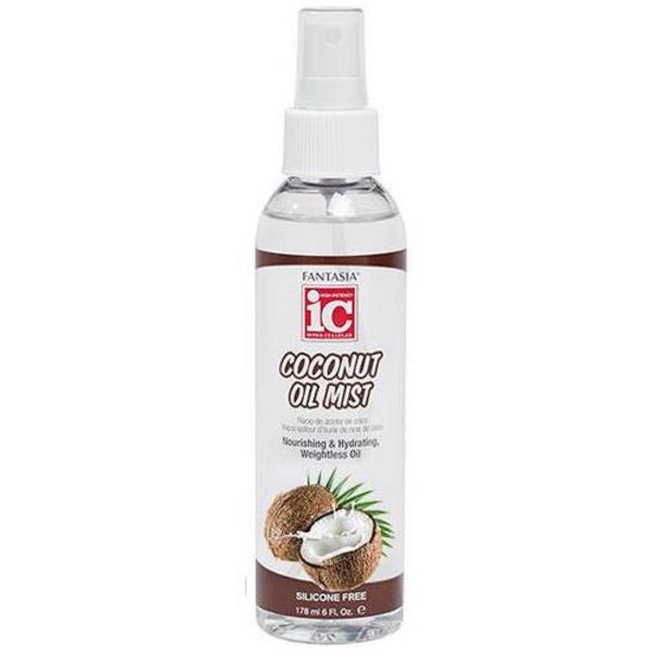 Fantasia IC Coconut Oil Mist: Deep Hydration & Shine for Dry, Damaged Hair 178 ml/6.02 oz