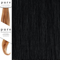 TJ Beauty Products Pure European Real Human Hair Extensions for Instant Volume & Length 20-inch