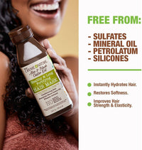 Creme Of Nature Aloe & Black Castor Oil Healthy & Long Fortifying Hair Mask 12 oz / 355 ml - For Weak & Damaged Hair