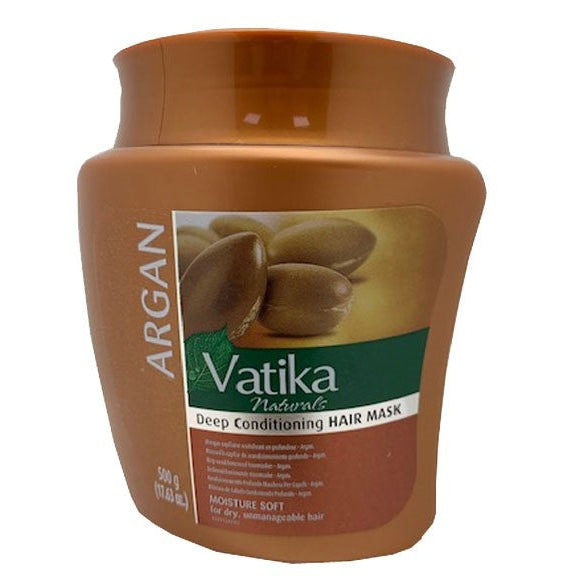 Vatika Deep Conditioning Hair Mask for Intense Repair & Hydration for Dry, Damaged Hair 500g/17.64 oz