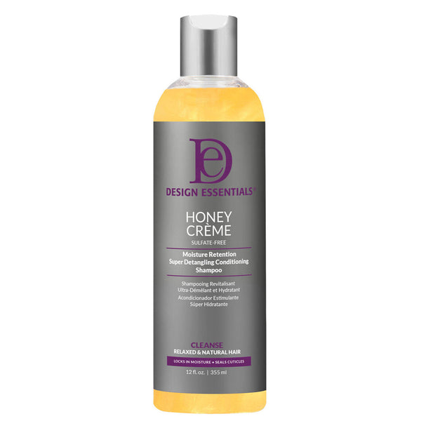 Design Essentials Honey Creme Moisture Retention Super Detangling Conditioning Shampoo 12 oz