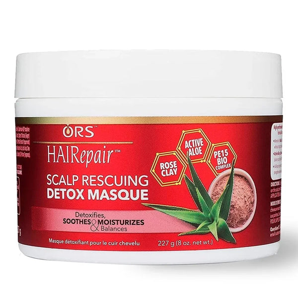 ORS HAIRepair Scalp Rescuing Detox Masque Detoxifying & Soothing Scalp for Dry, Itchy, Irritated Scalps 8 oz