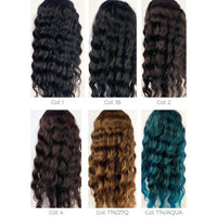 Sleek Donna Spotlight 101 Synthetic Lace Parting Wig - Realistic Hairline & Versatile Style for Women