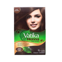 Vatika Henna Hair Colour for Natural-Looking Colour & Conditioning for All Hair Types 60g/2.12 oz