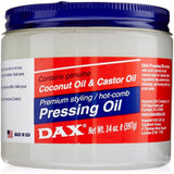 Dax Pressing Oil for Sleek, Straight Styles with Heat Protection & Shine