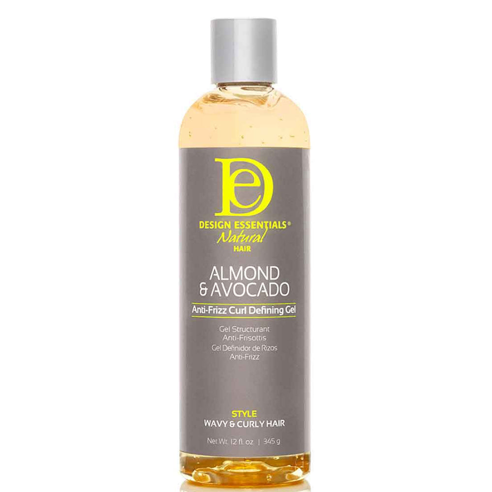 Design Essentials Almond & Avocado Anti-Frizz Curl Defining Gel 12oz
