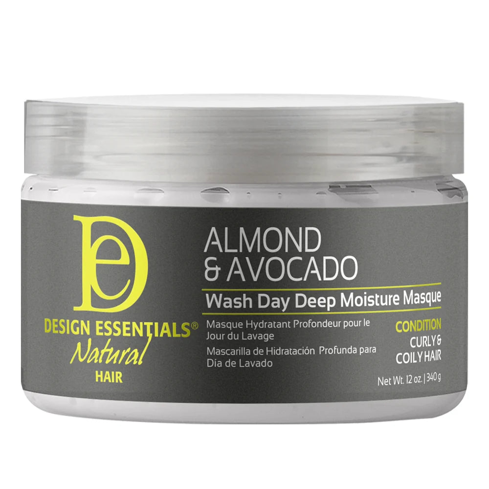 Design Essentials Almond & Avocado Wash Day Deep Moisture Masque 12oz