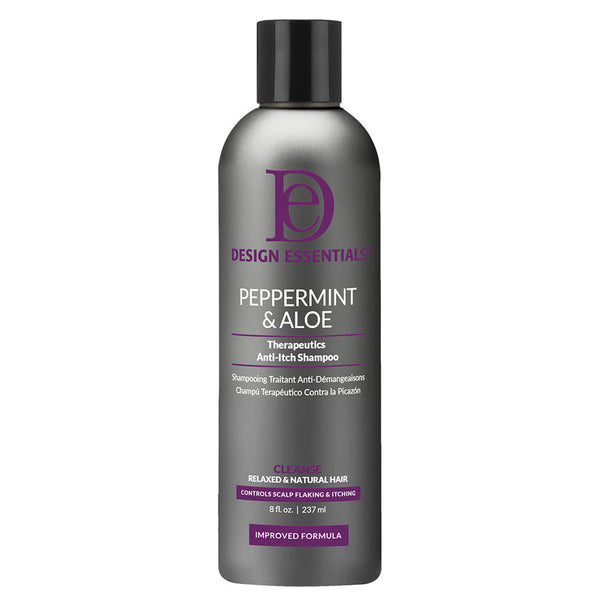 Design Essentials Peppermint & Aloe Therapeutics Anti-Itch Shampoo 8oz