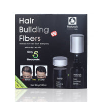 Dexe Hair Building Fibers & Volumiser Spray for Instant Thicker, Fuller Hair for Thinning Hair Solutions 22g + 100ml