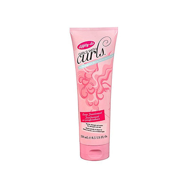Dippity Do Girls With Curls Deep Treatment: Hydrating & Curl Defining Mask for Wavy & Curly Hair 250ml/8.45 oz