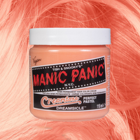 Manic Panic Semi-Permanent Hair Color Cream Dreamsicle Vibrant Conditioning Colour for Expressive Hair Styling 4oz