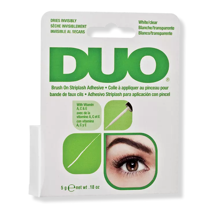 Duo Brush On Striplash Adhesive - Waterproof & Quick-Dry for Secure, Flawless Lashes