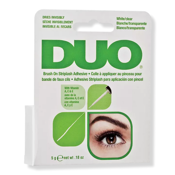 Duo Brush On Striplash Adhesive - Waterproof & Quick-Dry for Secure, Flawless Lashes