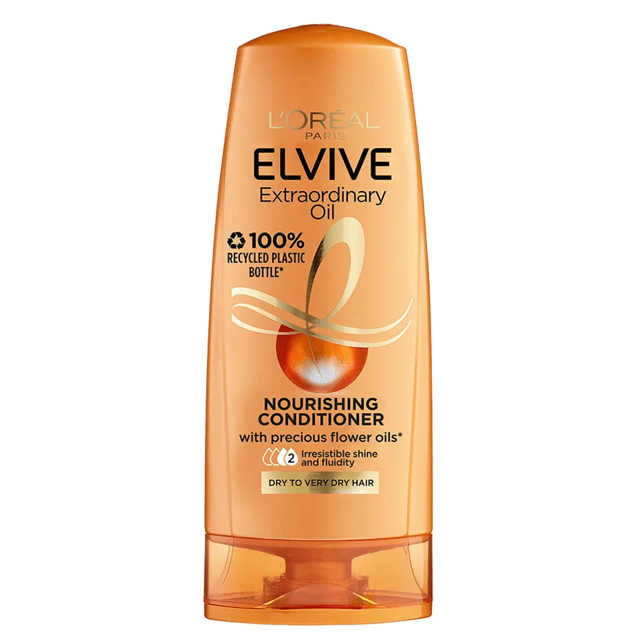 L'Oréal Elvive Extraordinary Oil Conditioner: Deeply Nourishing with Coconut Oil for Dry, Dull Hair