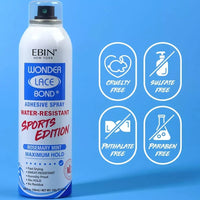 Ebin Wonder Lace Bond Lace Melt Spray | Sports Edition 14oz