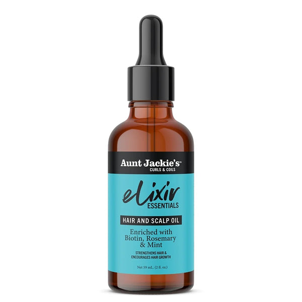 Aunt Jackie's Elixir: Biotin & Rosemary Hair & Scalp Oil 2oz