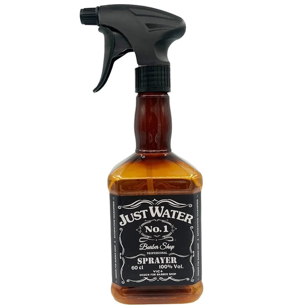 Just Water Barber Shop Spray Bottle for Professional Hair Hydration & Styling (600 ml / 20.29 oz)