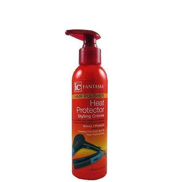 Fantasia IC Heat Protector Styling Cream Ultimate Heat Protection & Shine for All Hair Types 178ml/6.02 oz