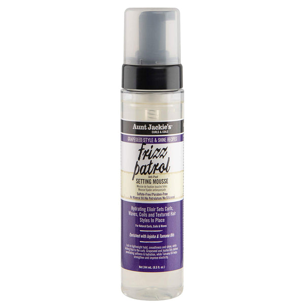 Aunt Jackie's Frizz Patrol Setting Mousse 8.5oz