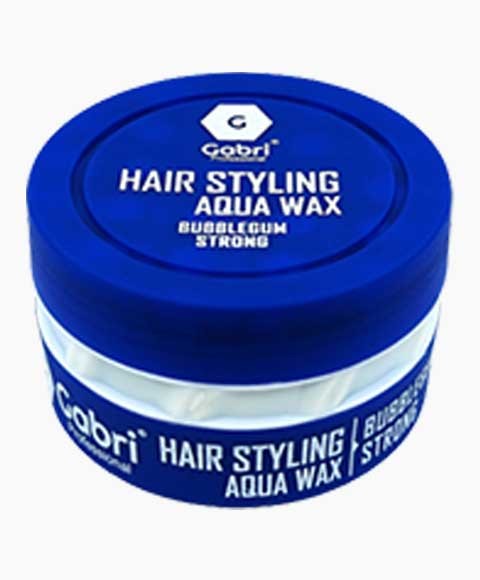 Gabri Professional Hair Styling Aqua Wax Bubblegum Strong Hold for All Hair Types 150ml/5.07 oz