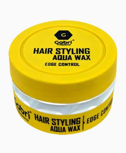 Gabri Proffesional Hair Styling Aqua Wax Edge Control – Strong Hold & Frizz Control for Sleek Edges – 150ml/5.07 oz