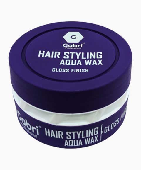 Gabri Professional Hair Styling Aqua Wax Strong Hold Gloss Finish for All Hair Types 150ml/5.07 oz