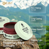 Gabri Professional Hair Styling Aqua Wax Rosemary Mint Flexible Hold & Natural Finish 150 ml/5.1 oz