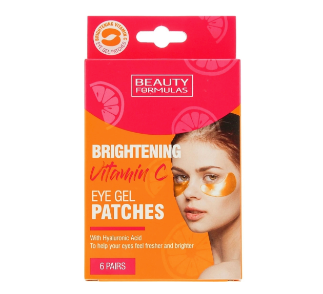 Beauty Formulas Gel Eye Patch with Vitamin C - For Brightening & Revitalising Tired Eyes