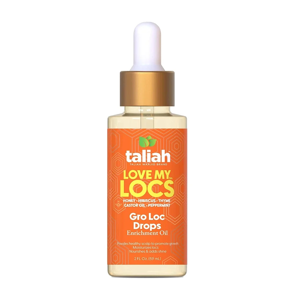 Taliah Waajid Love My Locs Gro Loc Drops Enrichment Oil Stimulates Growth & Strengthens Locs for Healthy, Vibrant Locs 2 oz