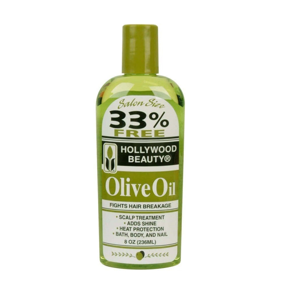 Hollywood Beauty Olive Oil Fights Hair Breakage & Damage for Stronger Hair 236ml/7.98 oz