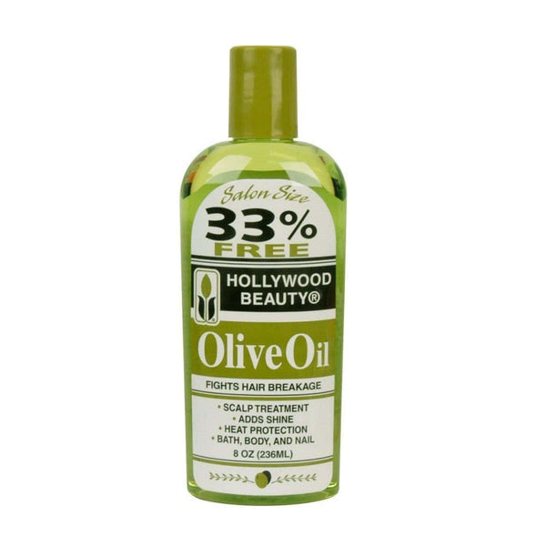 Hollywood Beauty Olive Oil Fights Hair Breakage & Damage for Stronger Hair 236ml/7.98 oz