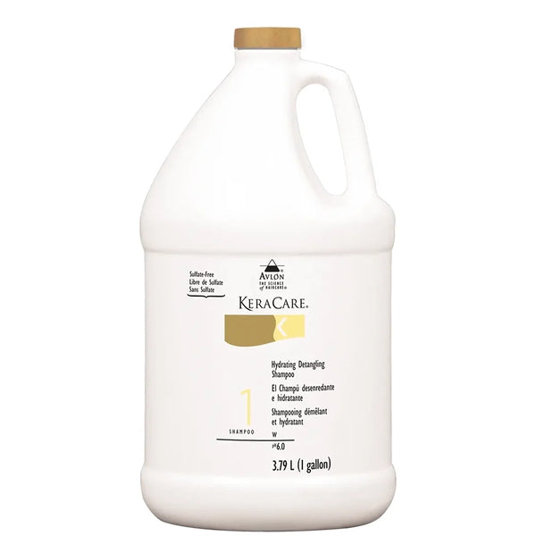 Keracare Hydrating Detangling Shampoo 128 oz / 3790 ml - For All Hair Types & Breakage Concern