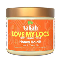 Taliah Waajid Honey Love My Locs Honey Hold It Locs & Twists Gel Strong, Flake-Free Hold for Locs & Twists 16 oz