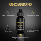 Professional Hair Labs Ghost Bond Glow Up Wig Glue Ultra Hold Waterproof Lace Adhesive for Wigs & Hair Systems 38 ml/1.28 oz