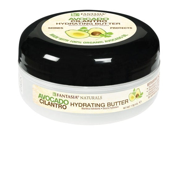 Fantasia IC Naturals Avocado Cilantro Hydrating Butter: Intense Moisture & Softness for Dry, Textured Hair 113g/3.99 oz