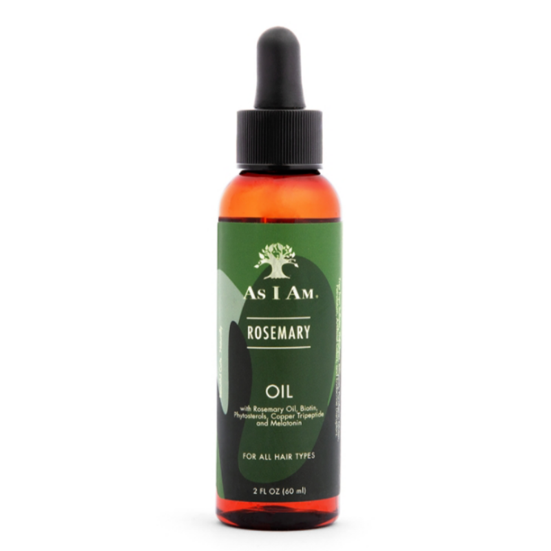 As I Am Rosemary Oil for Healthy Hair Growth & Scalp Vitality (2 oz)