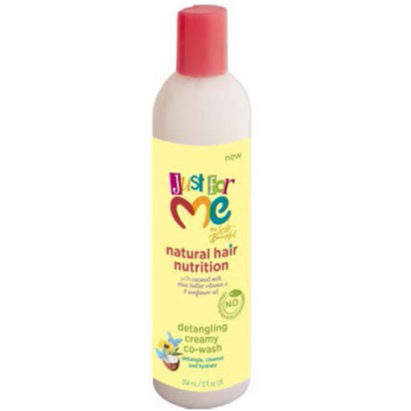 Just For Me Natural Hair Nutrition Detangling Creamy Co Wash for Curly & Coily Hair 354ml/11.97 oz