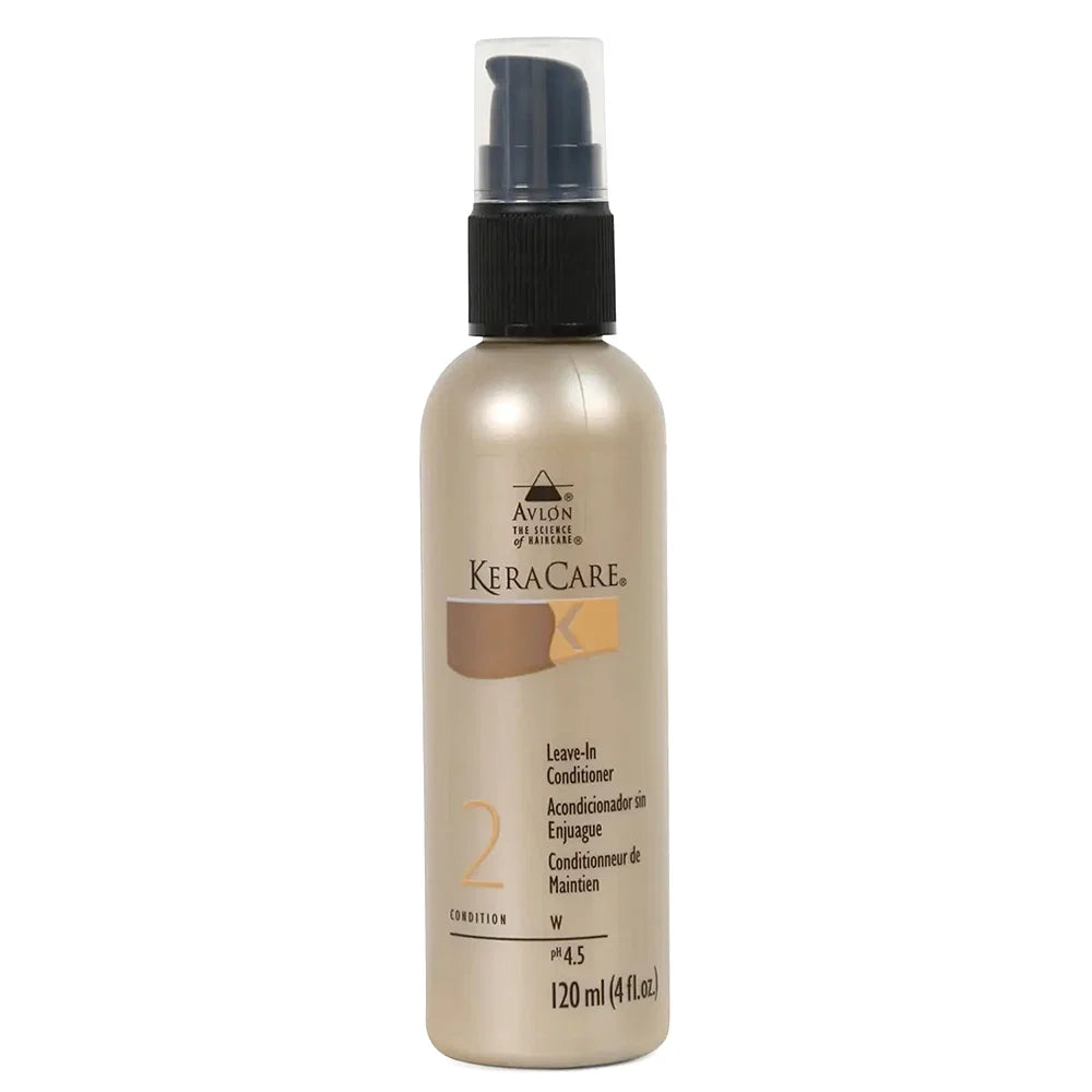Keracare Leave-In Conditioner 4 oz / 118 ml - For Hydrated, Smooth & Detangled Hair