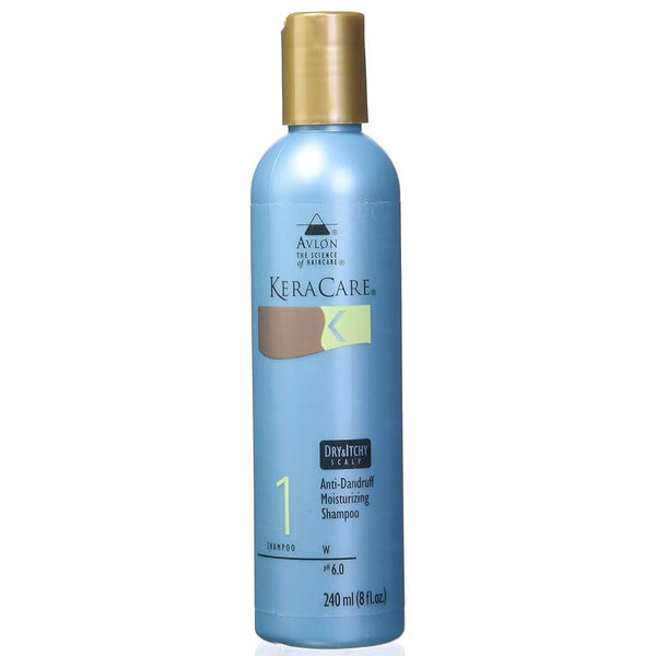Keracare Dry & Itchy Scalp Anti-Dandruff Moisturizing Shampoo 8 oz / 237 ml - For Dry, Itchy & Flaky Scalps