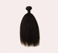 100% Virgin Brazilian Kinky Straight Hair Extension | Luxurious Volume & Natural Texture - 10 inch