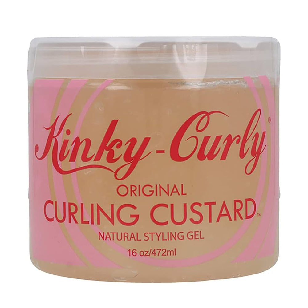 Kinky Curly Curling Custard Defines & Hydrates Curls for Wavy, Curly & Coily Hair 16 oz