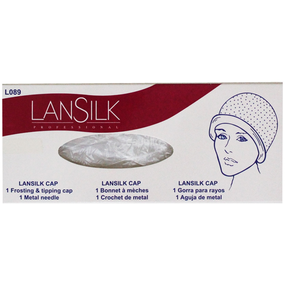 Lansilk Tipping Cap & Metal Needle for Precise Salon-Quality Hair Highlights at Home