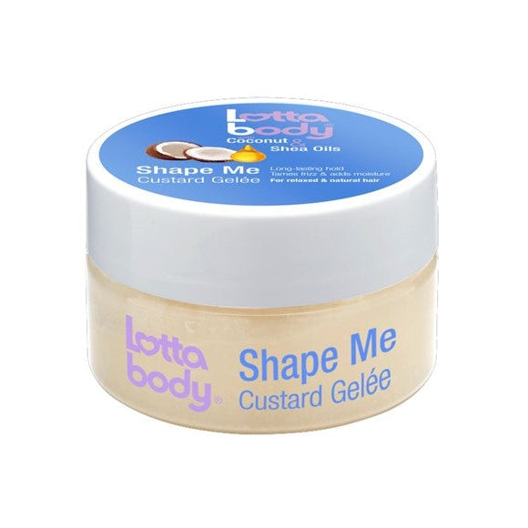 Lottabody Shape Me Custard Gelee for Defined, Frizz-Free Curls & Coils 198.4g/7 oz