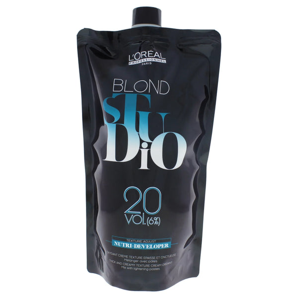 L’Oréal Blond Studio 20 Volume Nutri Developer – Professional Hair Lightening & Condition for Salons & Stylists – 1000ml / 33.81 oz