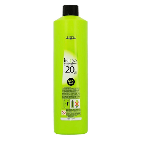L'Oreal Professionnel Inoa ODS Oxydant Riche 20 vol 6% for Even Colour & Grey Coverage Professional Hair Colouring 1000ml/33.81 oz