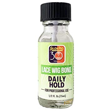 Salon Pro Lace Wig Bond Strong Hold & Invisible Adhesion for Secure Lace Front Wigs 0.5 fl oz