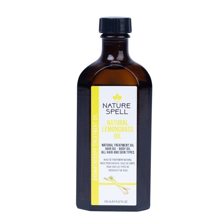 Nature Spell Lemongrass Oil Invigorating & Purifying for Hair & Body 150ml/5.07 oz