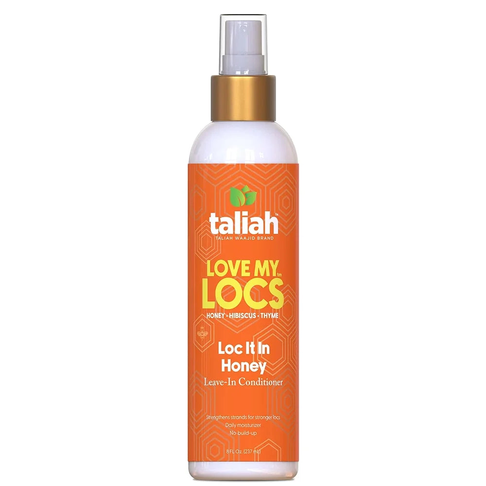 Taliah Waajid Love My Locs Loc It In Honey Leave-In Conditioner Hydrating & Frizz-Control for Locs & Natural Hair 8 oz
